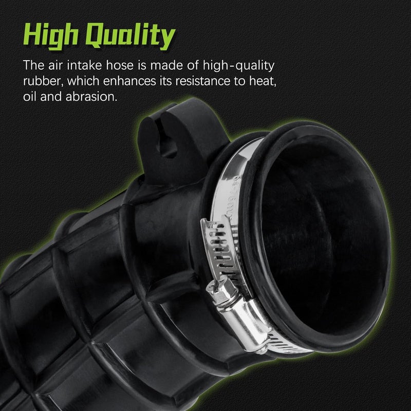 VINMS 17228-RAA-A00 Engine Air Intake Hose Tube With Clamps for Honda 2003 2004 2005 2006 2007 Accord 2.4L 17228RAAA00 696-739 696739 - Image 3